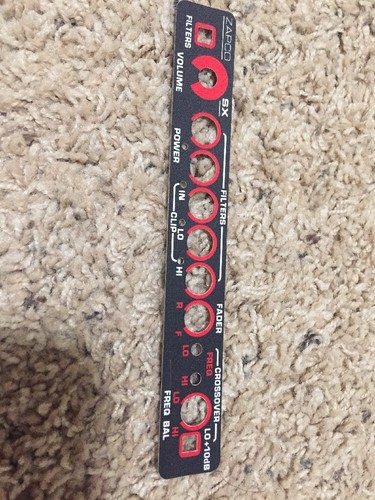 Zapco equalizzatore logo - sx,