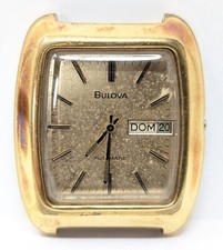 Orologio Bulova minute man automatico swiss made gold plated 20 micron 36mm