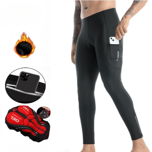 Pantaloni bici invernali - pantaloni, gel