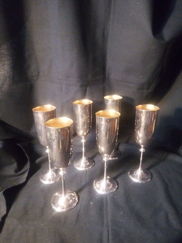 Sei bicchieri flut argento - flut,