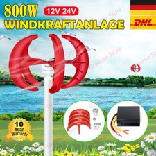 800W 5 Blades 12V Turbina Eolica Generatore Verticale Turbina in Nylon