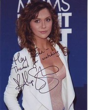 Fotografia ALYSON STONER autografata firmata 8x10 - a John