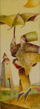 Francesco nesi 15x40cm olio - francesco,