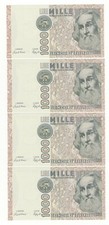 LOTTO X4. 1000 LIRE MARCO POLO  1982 LETTERA  F  EMISSIONE 1988   FDS