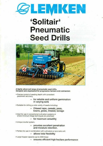 Lemken solitair seminatrice - lemken,