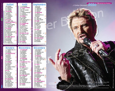 Calendriers Johnny Hallyday