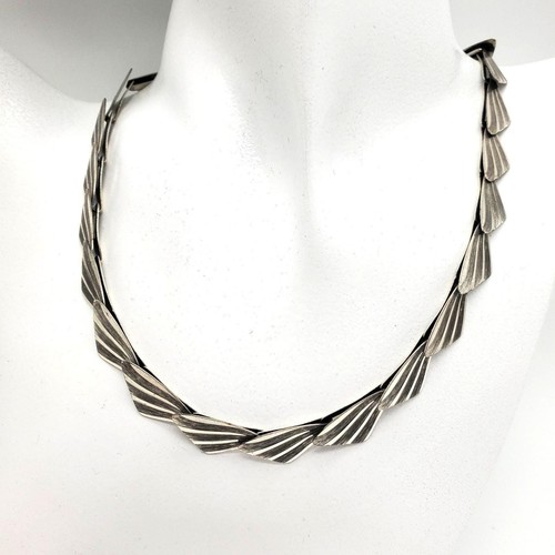 Collana modernista argento - modernista,