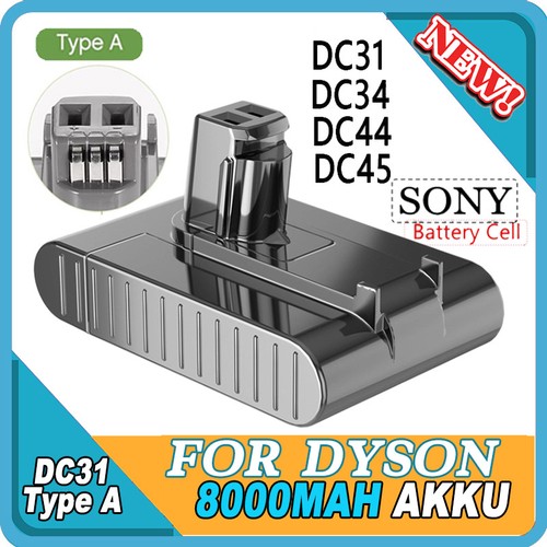 Per dyson 8ah - 8ah, batteria