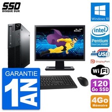 PC Lenovo M81 SFF Ecran 22"