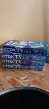Videocassette TDK 180 TV - Lotto di 4 pezzi + 10 registrate