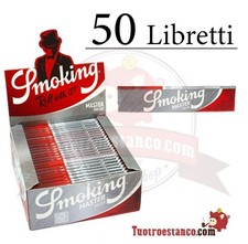 Cartine Smoking Master King Size Slim Argento Lunghe Box Da 50 Libretti