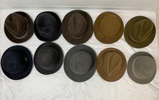 Borsalino LOTTO  CAPPELLI  IN LANA,VELLUTO E FELTRO . Borsalino Vintage 