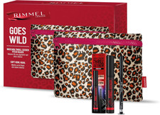 , Cofanetto Regalo Donna Rimmel Goes Wild, Pochette Leopardata Con Mascara Thril
