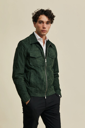 Nuovo lusso uomo verde pelle - lusso,