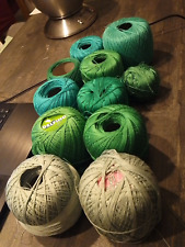 Lotto 6. Filo Di Scozia Uncinetto Verde Scuro