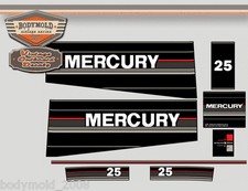  Mercury 9.9hp Outboard decals