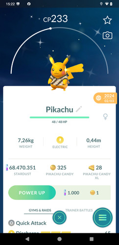 Camicia lucente pikachu - pikachu, batik