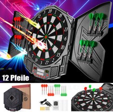 Freccette elettroniche freccette con porta incl. 4 led 216 giochi 6 frecce