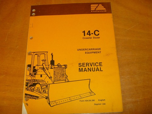 Fiat allis cingolato - fiat-allis, 14-c