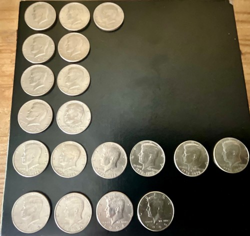 Lotto mezzi dollari - lotto, kennedy