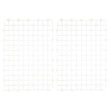 2pz Piastra Filtro Acquario Professionale Serbatoio Divisori Comodi Filtri Ghiaia