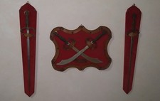 SPADA SPADE CON SCUDO DA PARETE - VINTAGE