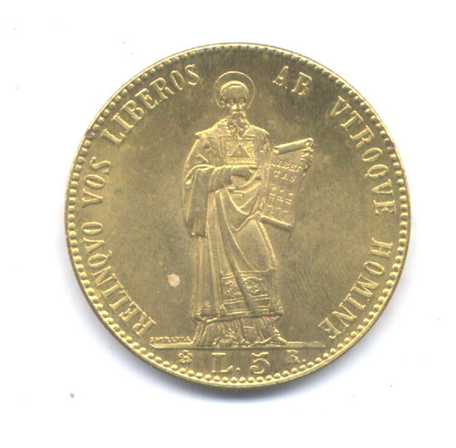 Lire oro 1898 - 5,
