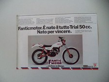 advertising Pubblicità 1979 MOTO FANTIC TRIAL 330 50 cc