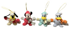 DISNEY CLASSIC PLUSH PELUCHE PAPERINA PAPERINO TOPOLINO PLUTO LACCETTI COLLECT