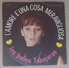 COPERTINA (7") Los INDIOS TABAJARAS - L'amore è una cosa meravigliosa 1965