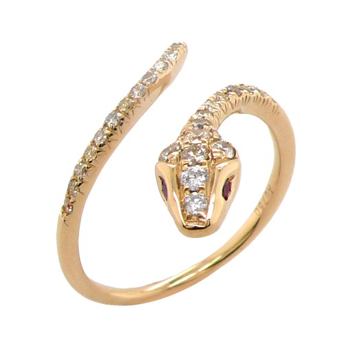 Elegante anello avvolgente