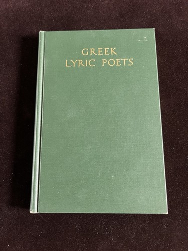 Greek lyric poets - lyric, selections