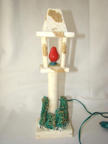 Vintage fiore natale - mica, lamp