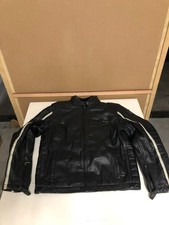 GIUBBOTTO MOTO UOMO SPIDI LEATHER TG XL MODELLO P53 COLORE NERO CON PROTEZIONE