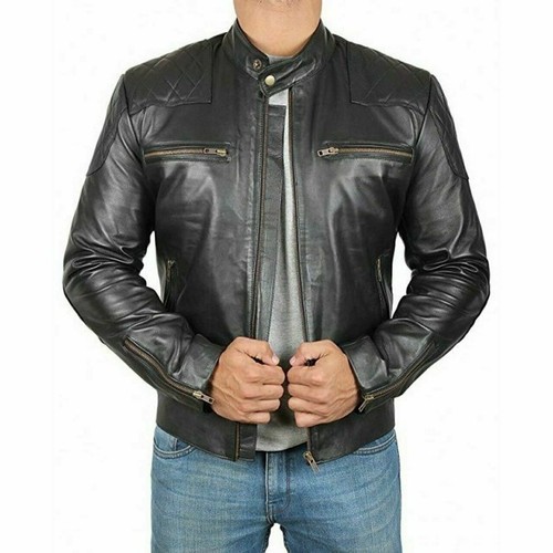 Giacca motociclista uomo vera - giacca,
