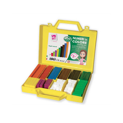 Valigetta regoli colorati - valigetta,