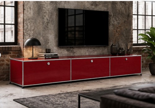 Usm haller lowboard rosso - usm, 3