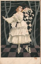 1929 Maschera Arlecchino con