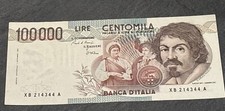 Banconota da 100000 Lire