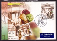 CARTOLINA FDC ITALIA MAXIMUM 2006 Gelato Artigianale (CP98)