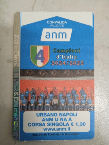 Biglietto commemorativo anm - biglietto,