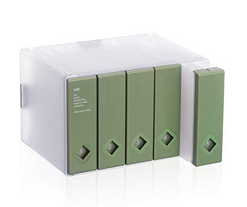 Ahfulife custodia per dvd - per, cd/dvd