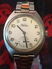 Originale PERSEO con lancetta dei secondi-36mm-orologio ferrovia Italia-Ferrovia-funzionante!!!