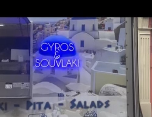 Luce insegna neon gyros - luce, &