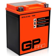 Batteria 12V 14Ah GEL GP-PRO GB14L-A2 moto scooter simile YB14L-A2 YB12AL-A2