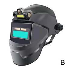 Maschera Saldatura Casco per Saldare Auto Oscurante + Faro LED Mig/Tig/Taglio
