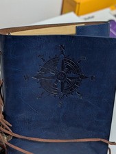 Vintage Blue Leather Nautical