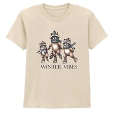 T-shirt Raccoons Winter Vibes