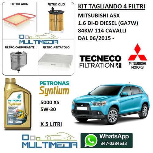 Kit tagliando filtri olio - kit, 4