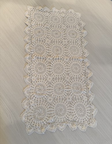 Cerchi vintage cotone bianco - cotone,